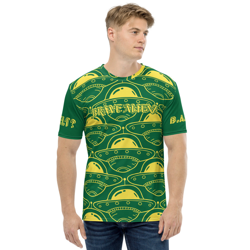 Brave Alienz T shirt by Sightingz clothing.
