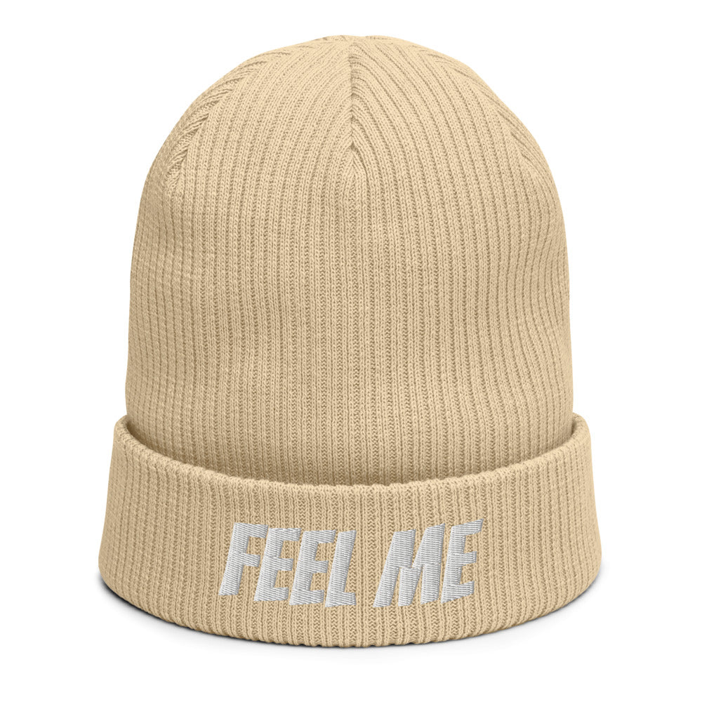 FEEL ME Organic ribbed beanie