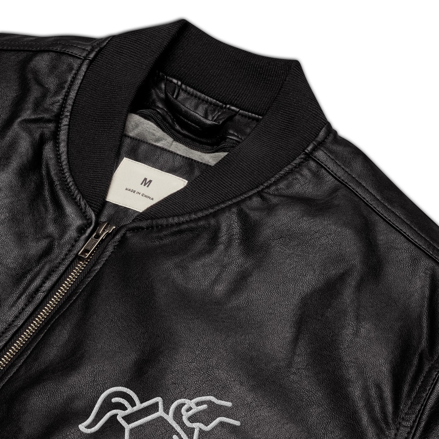 Sightingz Pour it on me Leather Bomber Jacket